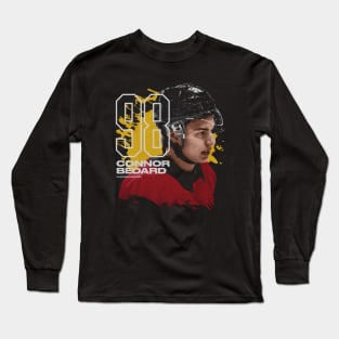 Connor Bedard Chicago Profile Long Sleeve T-Shirt